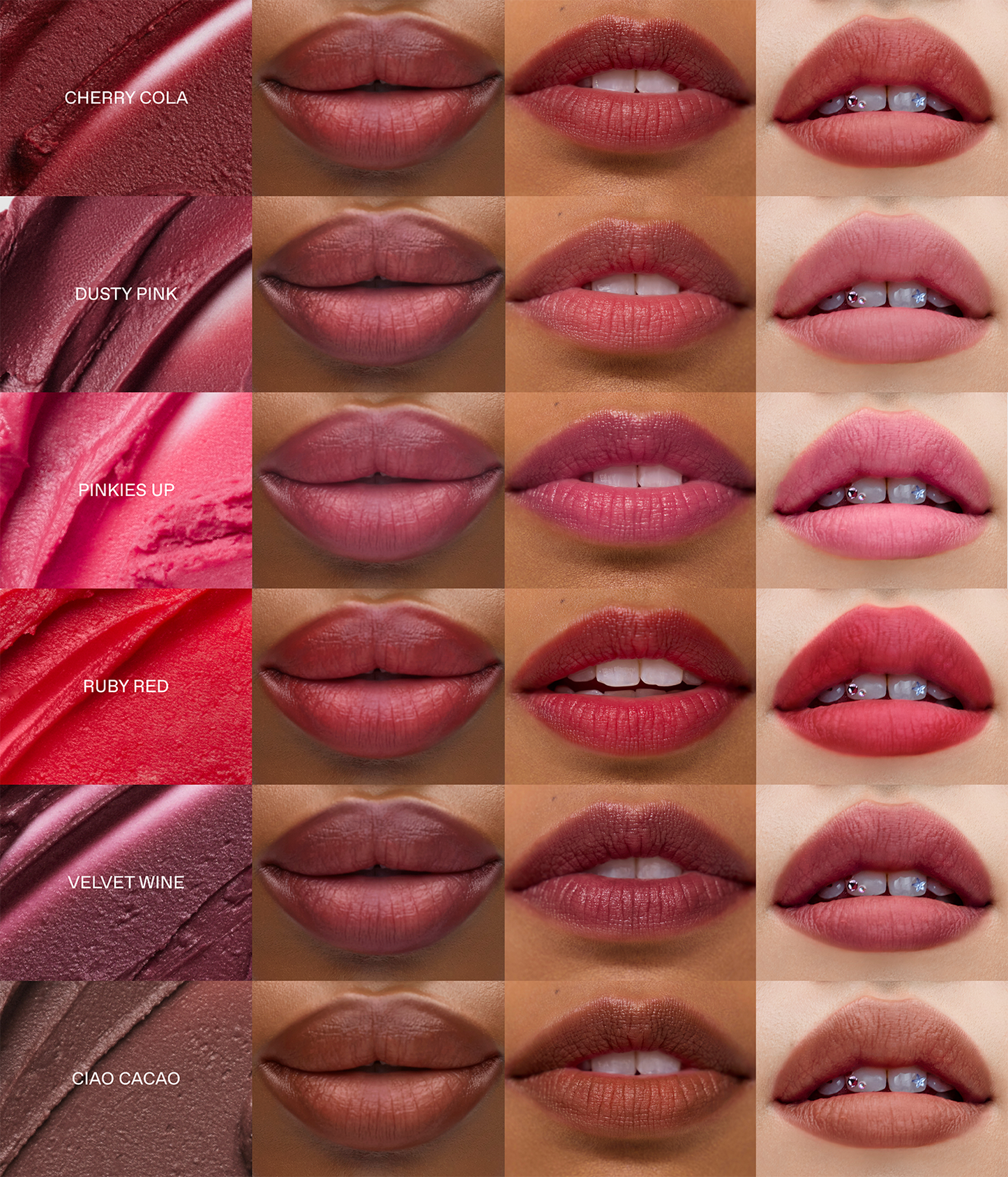 all 6 new blur butter lip balms