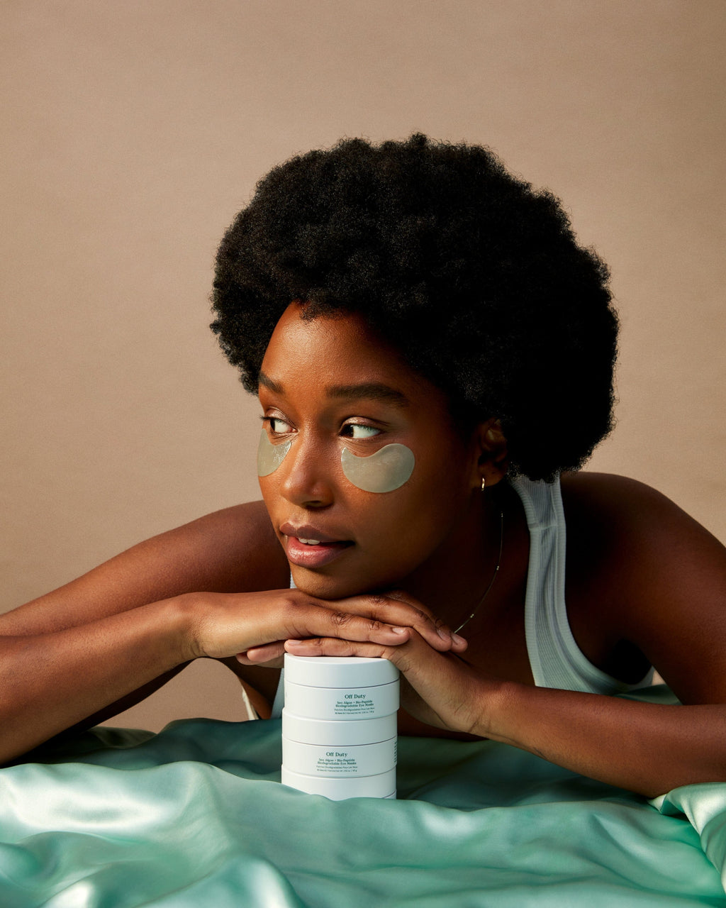 Masques Yeux Biodégradables Lissants OffDuty™ Algues Marines + Bio-Peptides