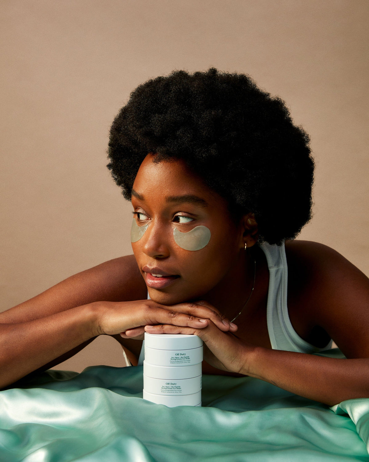 Masques Yeux Biodégradables Lissants OffDuty™ Algues Marines + Bio-Peptides