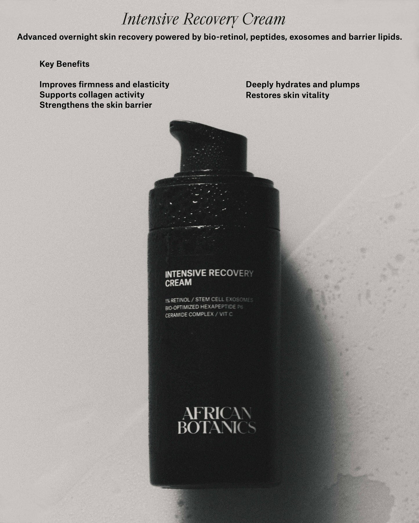 Intensive Recovery Cream Regenerative Anti-Wrinkle Treatment
