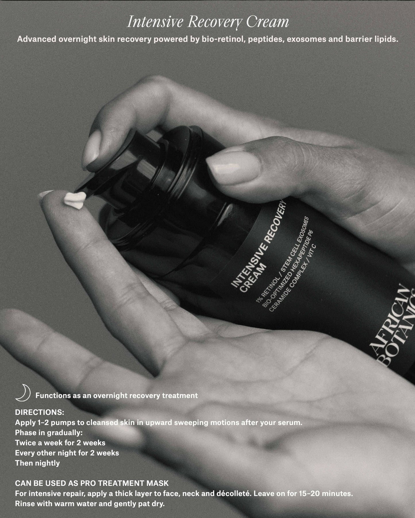 Intensive Recovery Cream Regenerative Anti-Wrinkle Treatment