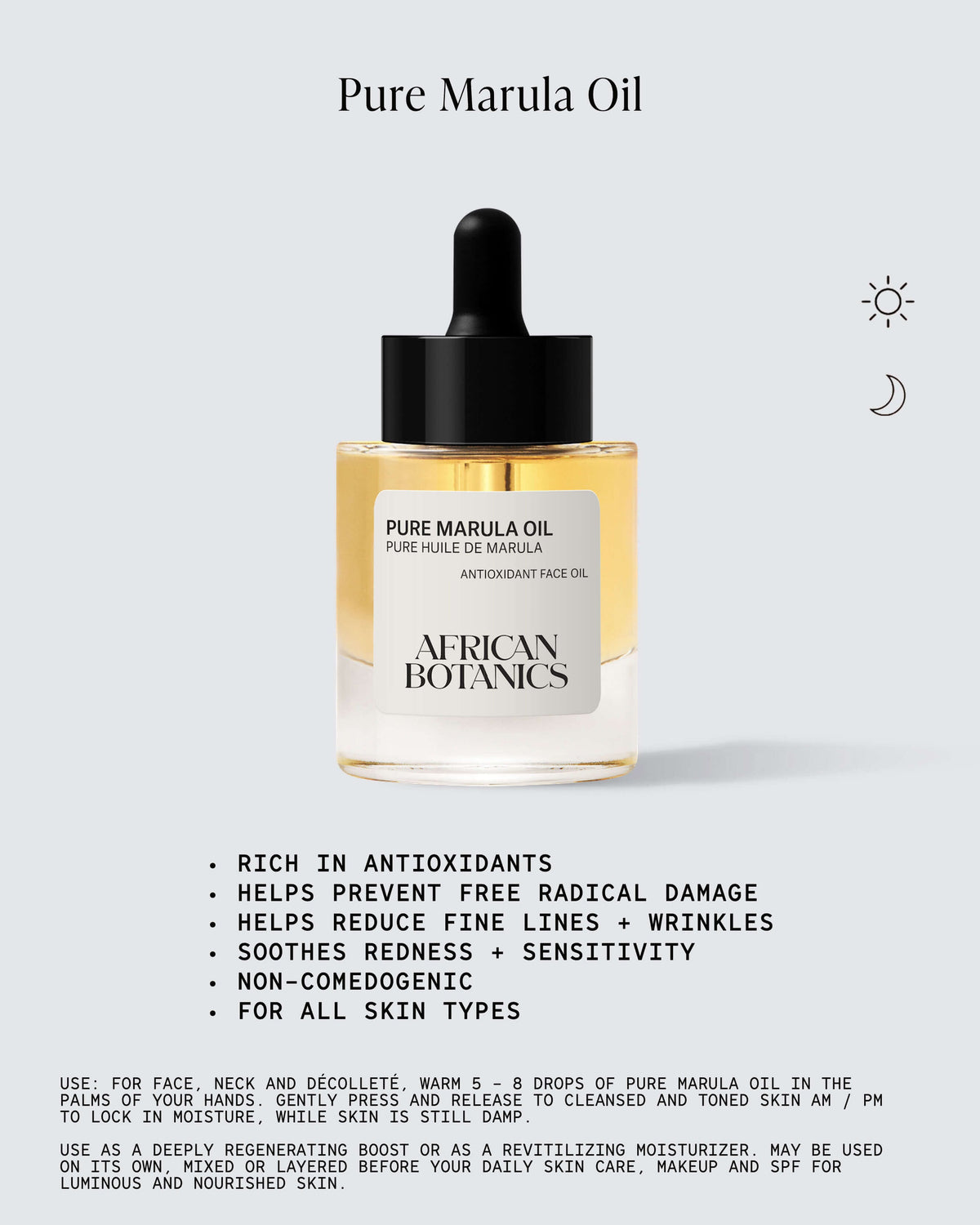 African Botanics Huile de Marula Pure