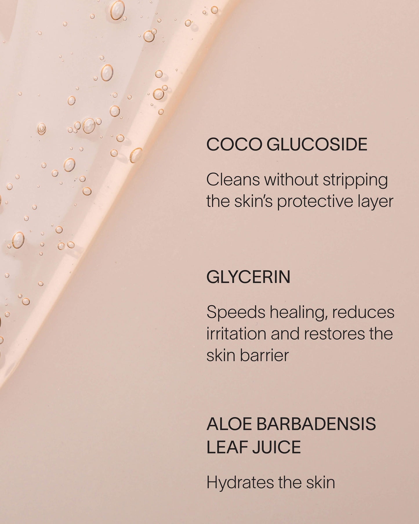Aloe + Glycerin Gentle Gel Face Wash