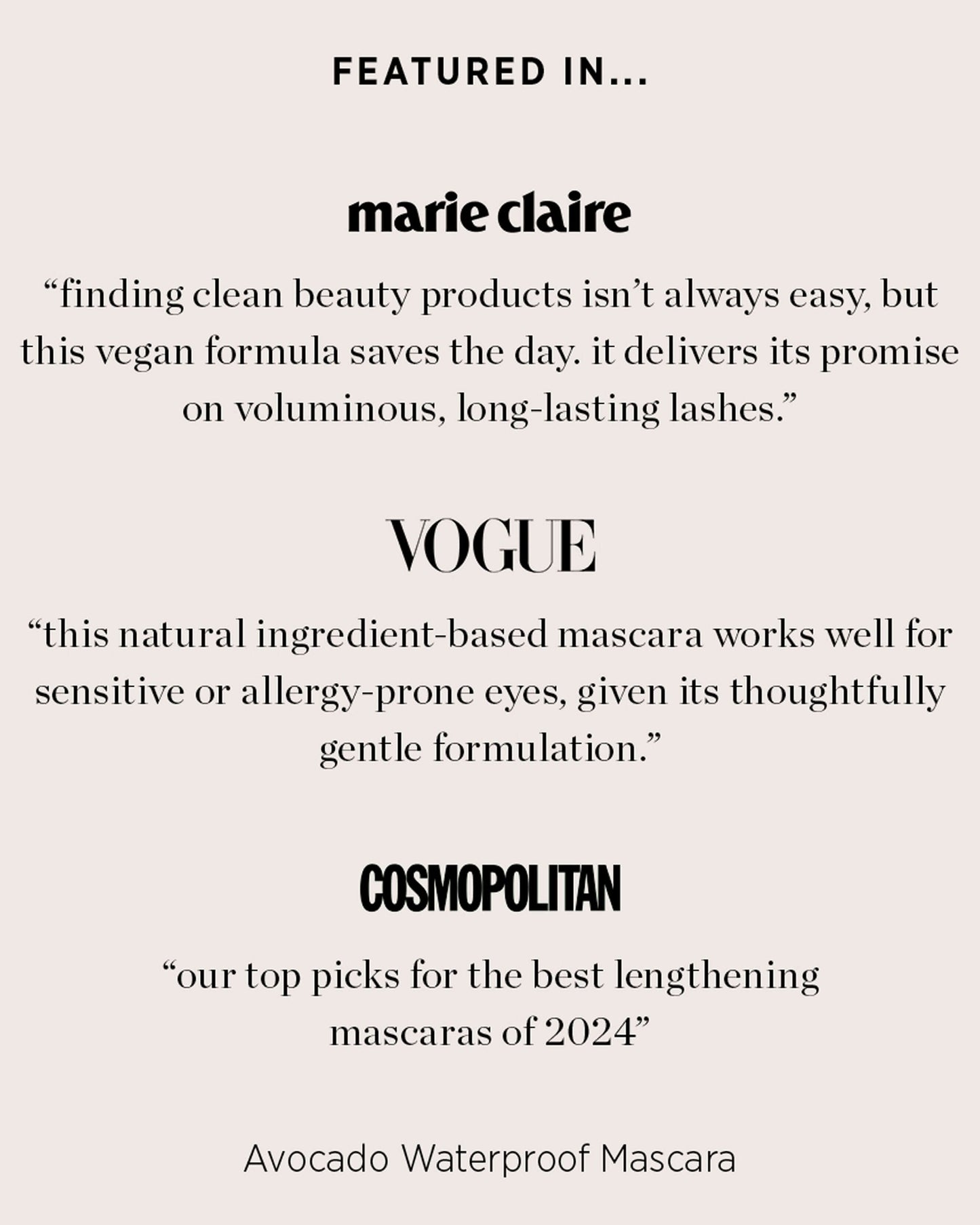 Avocado Waterproof Mascara