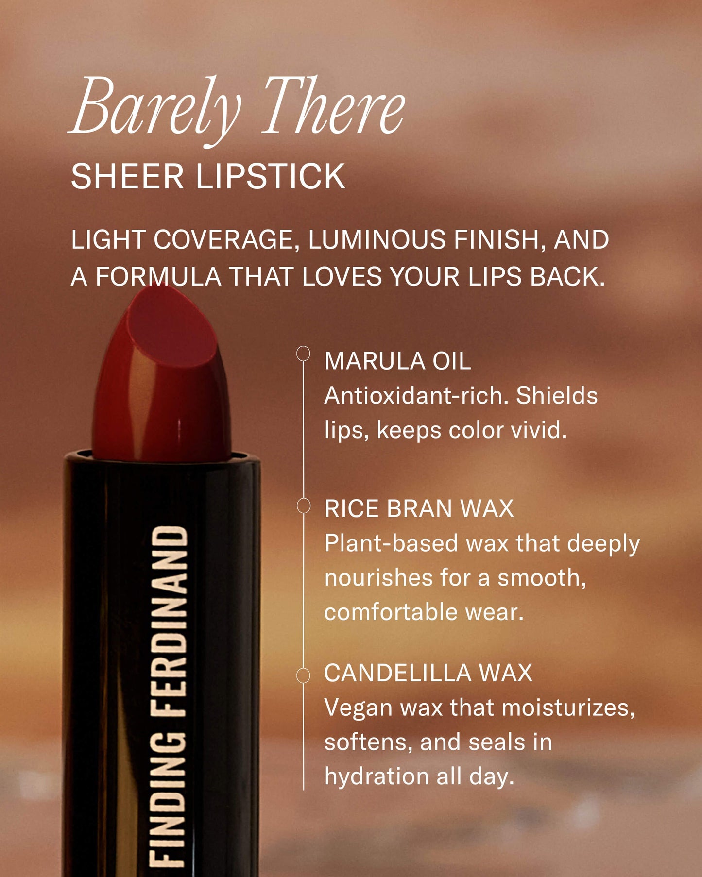Barely There Sheer Hydrating Marula Oil Lipstick