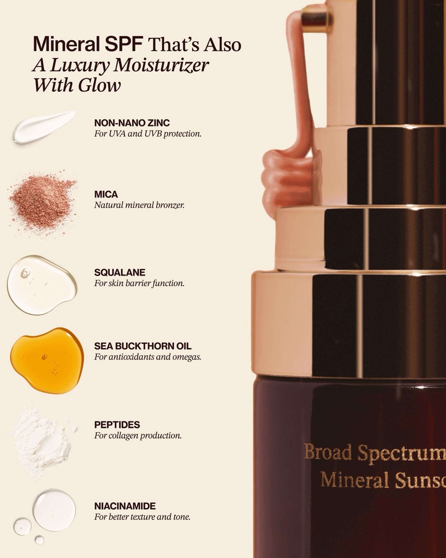 The One Daily Sun Cream Warm Glow SPF 30
