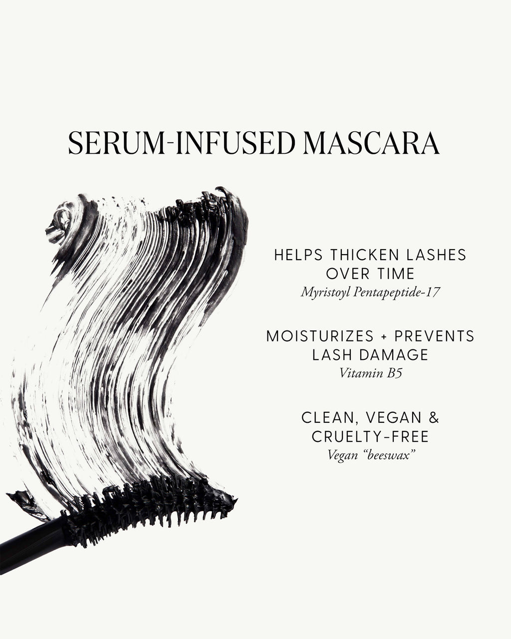 Mascara épaississant aux peptides Lash Up