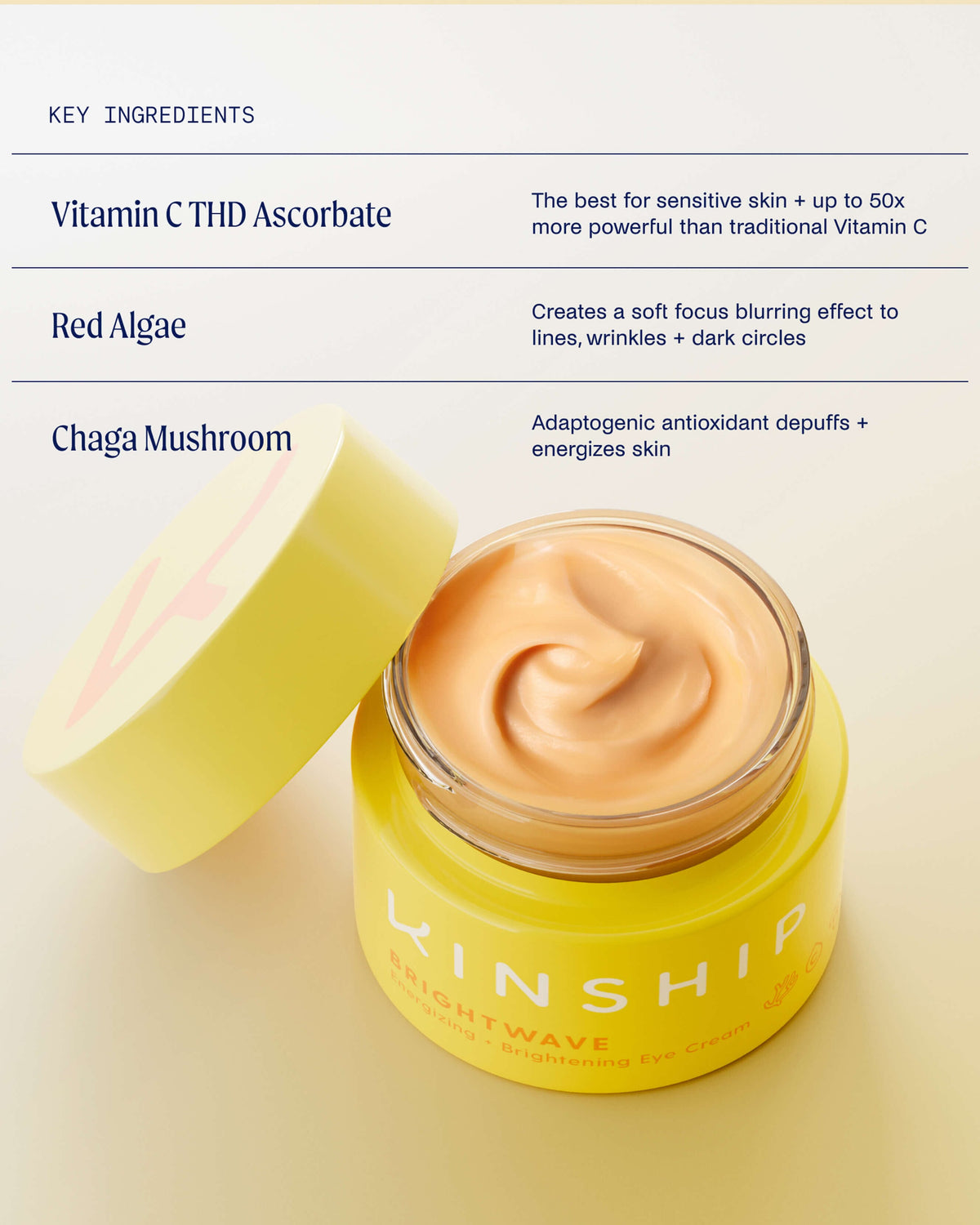Crème Énergisante Illuminatrice Contour des Yeux Vitamine C Brightwave