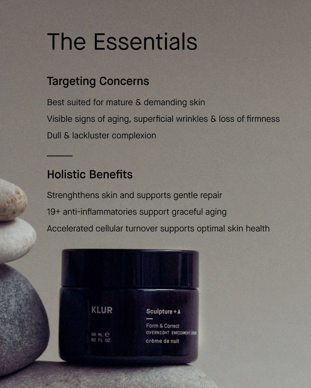 Sculpture + Crème de Nuit Enrichissante