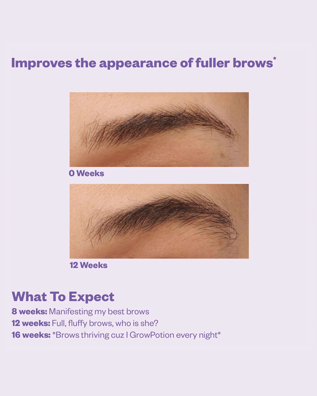 Sérum stimulant cils et sourcils GrowPotion Fluffy