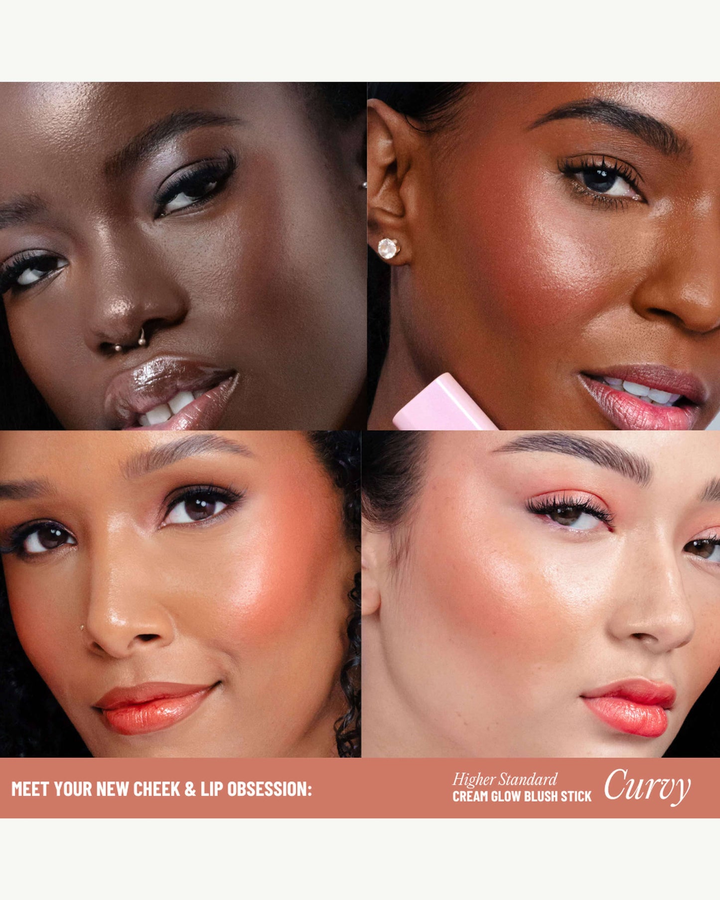 Higher Standard Cream Glow Blush Stick