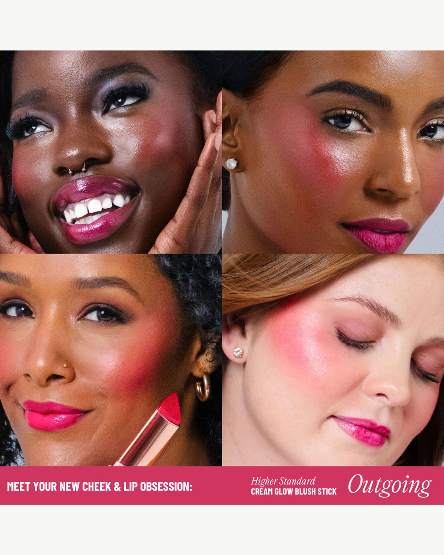 Higher Standard Cream Glow Blush Stick