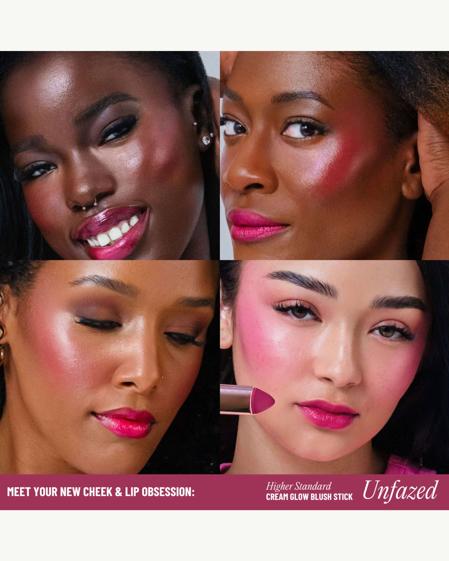 Higher Standard Cream Glow Blush Stick