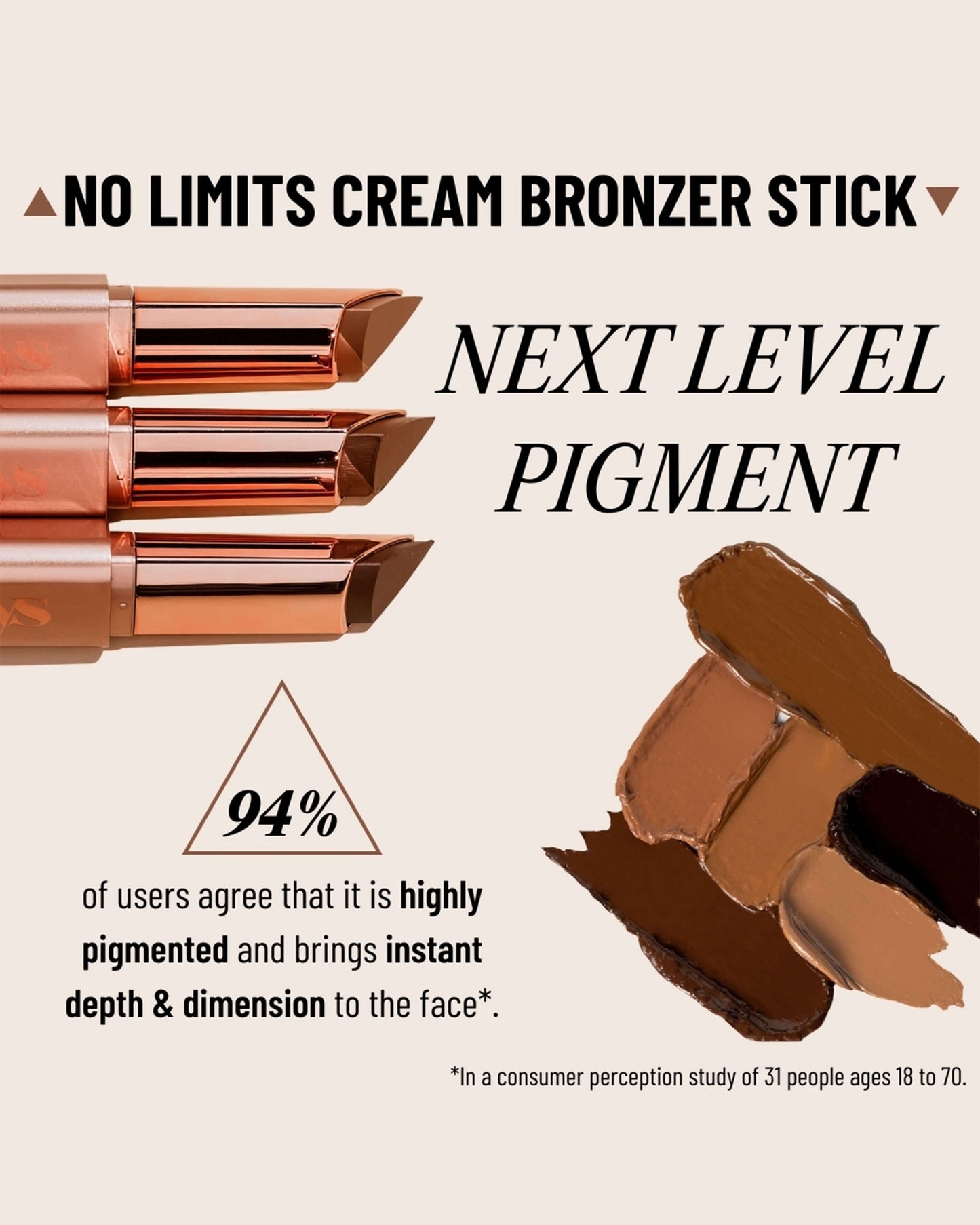 No Limits Cream Bronzer Stick