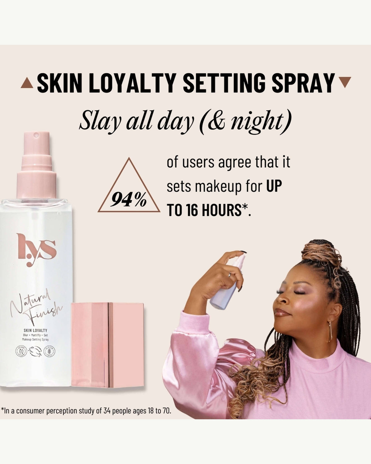 Spray fixateur mat naturel Skin Loyalty