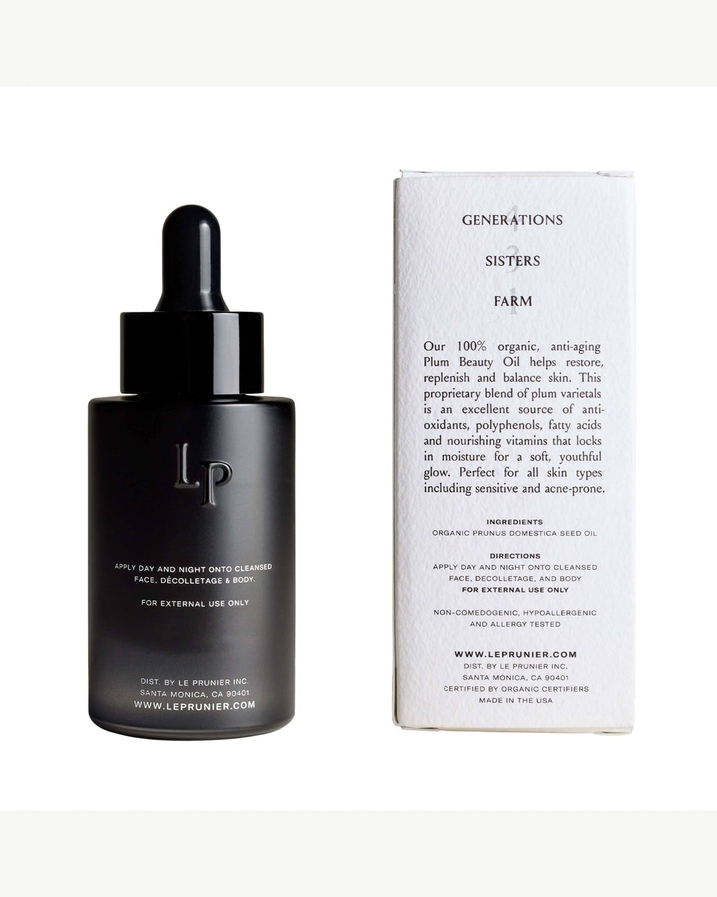 Huile de Prune Super-Aliment Antioxydant Booster