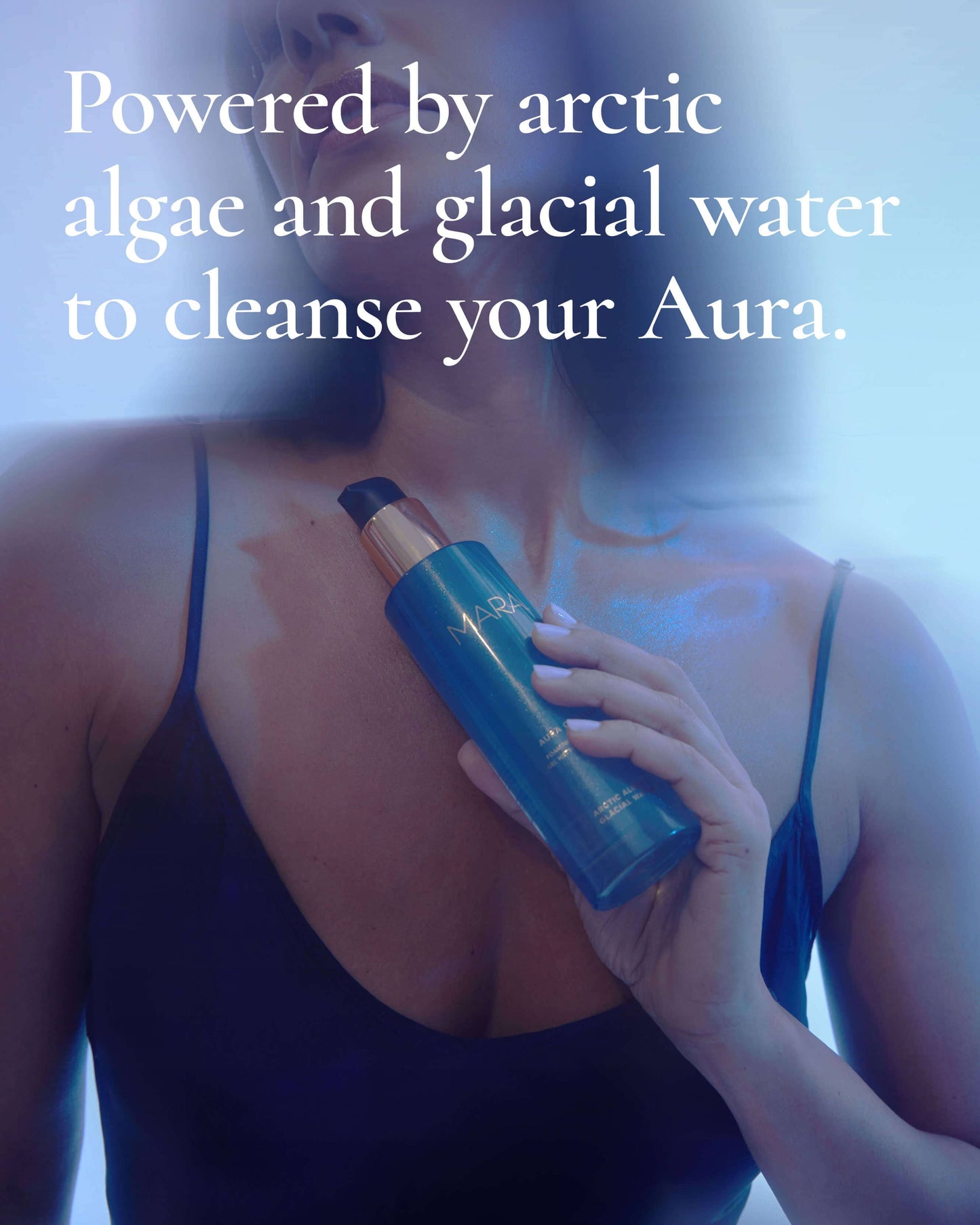 Aura Cleanse Gentle Foaming Gel Cleanser for Dry Skin with Algae