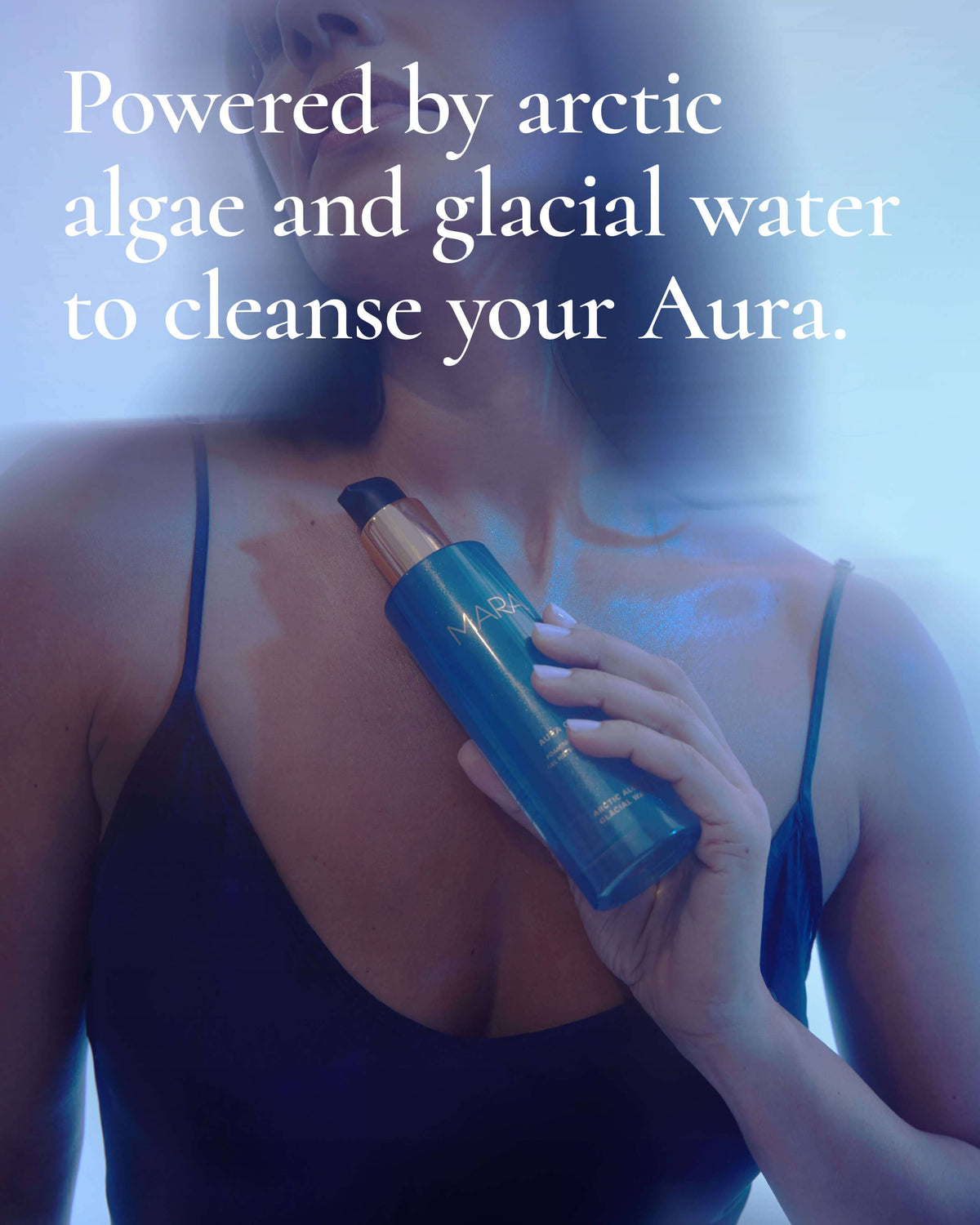 Nettoyant Moussant Doux Aura Cleanse pour Peaux Sèches à l'Extrait d'Algues