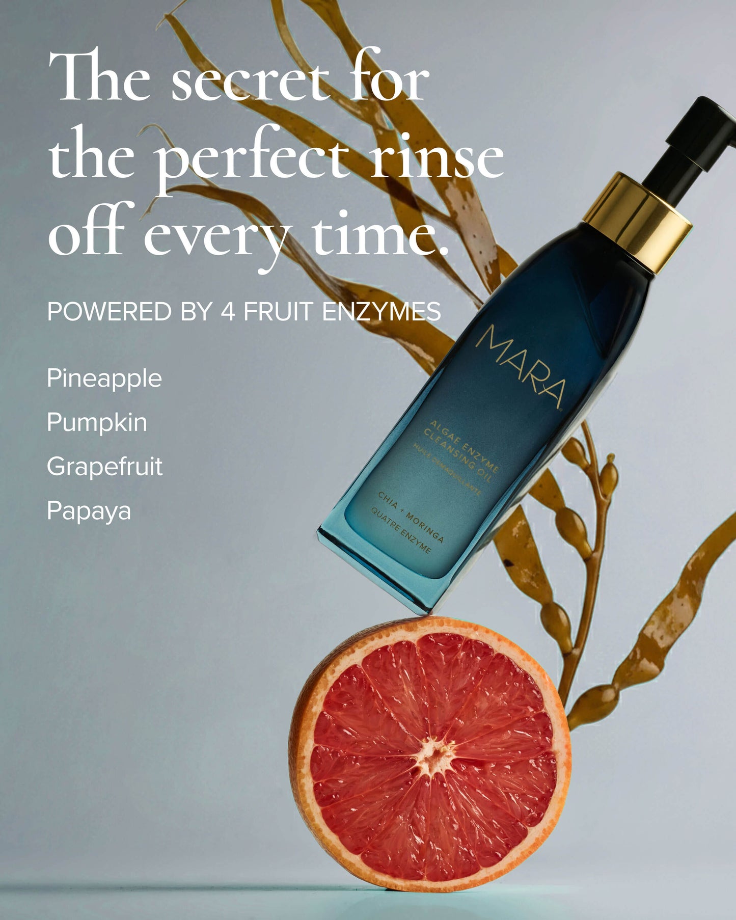 Algae Enzyme Cleansing Oil Makeup Remover with Chia + Moringa