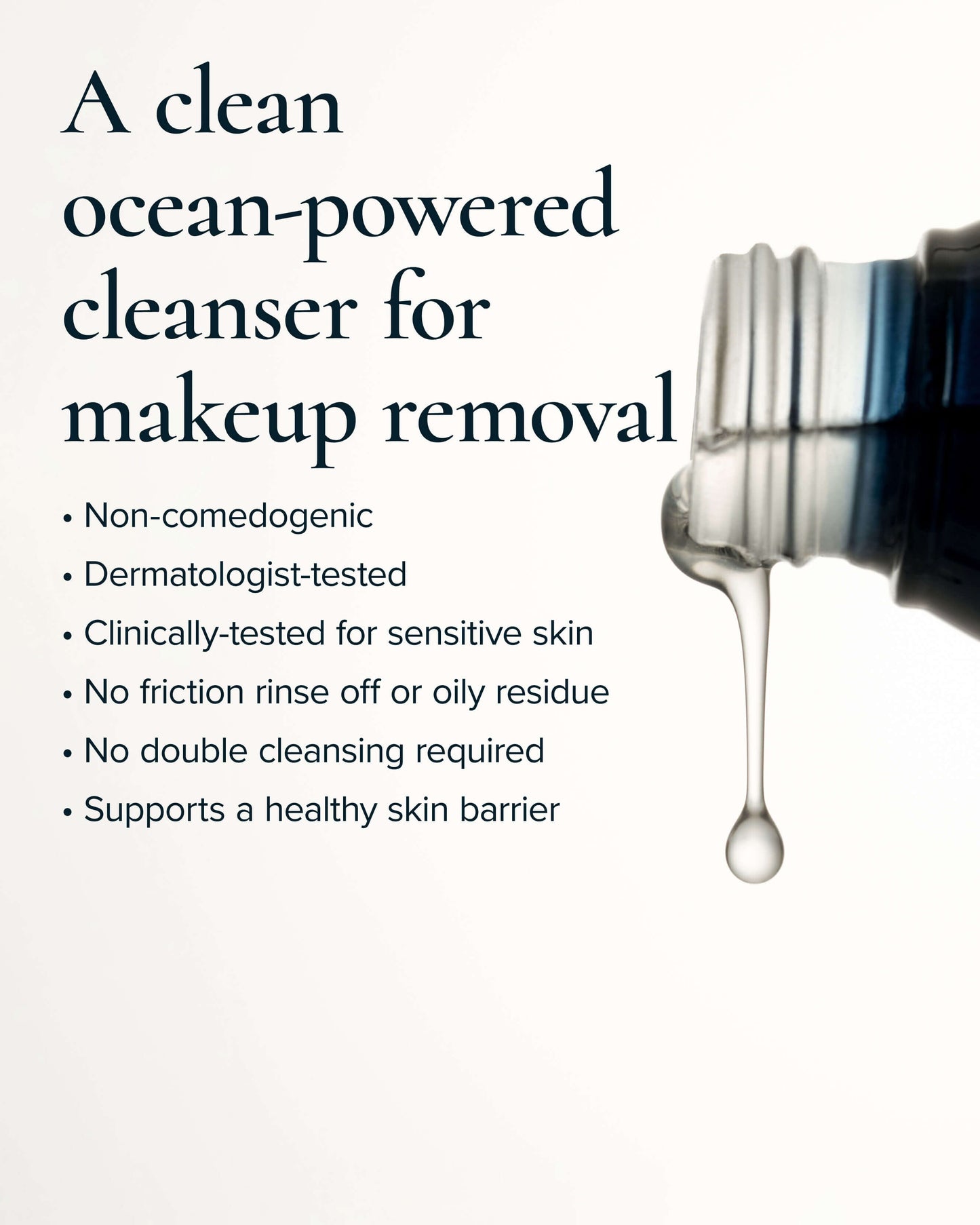 Algae Enzyme Cleansing Oil Makeup Remover with Chia + Moringa