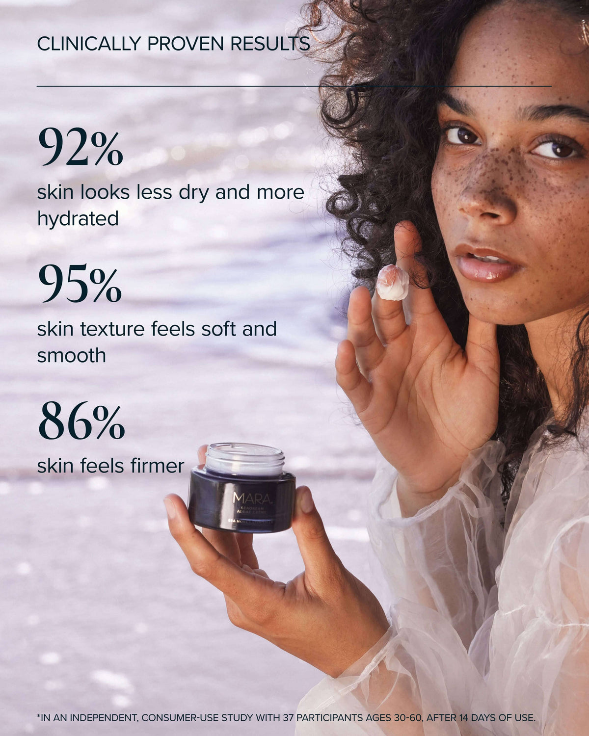 Crème Hydratante Raffermissante & Liftante SeaDream Algae à la Mousse de Mer + Peptides