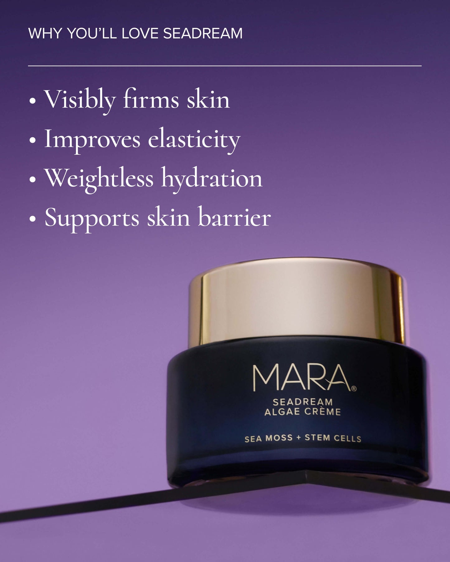 SeaDream Algae Creme Moisturizer for Firming & Tightening with Sea Moss + Peptides