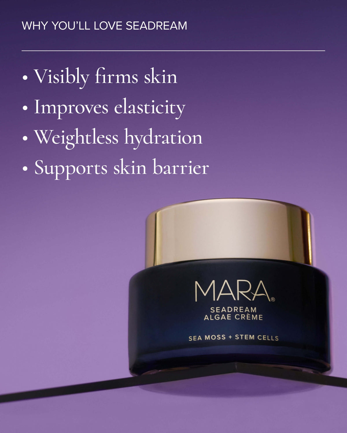 Crème Hydratante Raffermissante & Liftante SeaDream Algae à la Mousse de Mer + Peptides