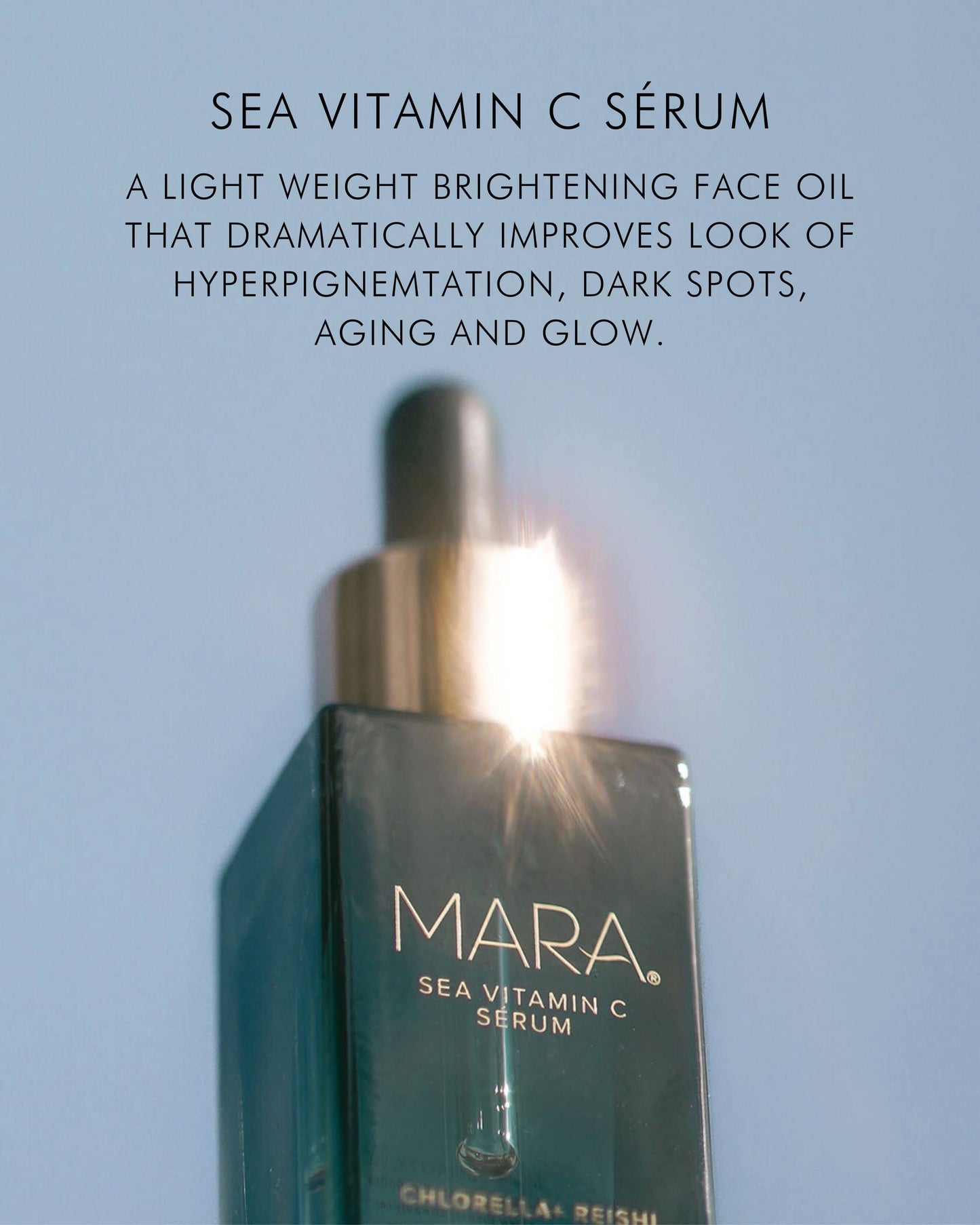 Sea Vitamin C Serum for Brightening Dark Spots & Redness with Algae