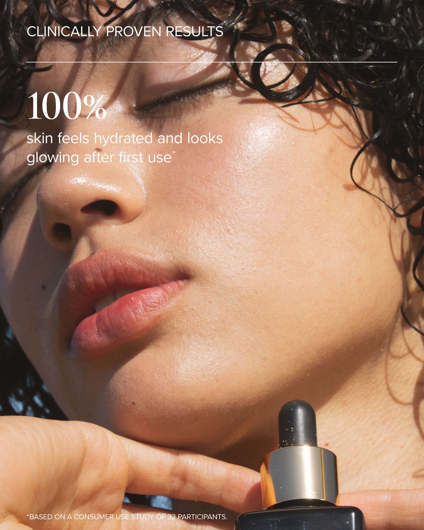 Universal Hydrating Face Oil for Anti-Aging and Glow with Algae + Moringa