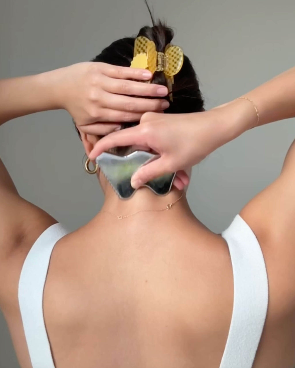 Gua Sha Visage + Corps en Acier Inoxydable