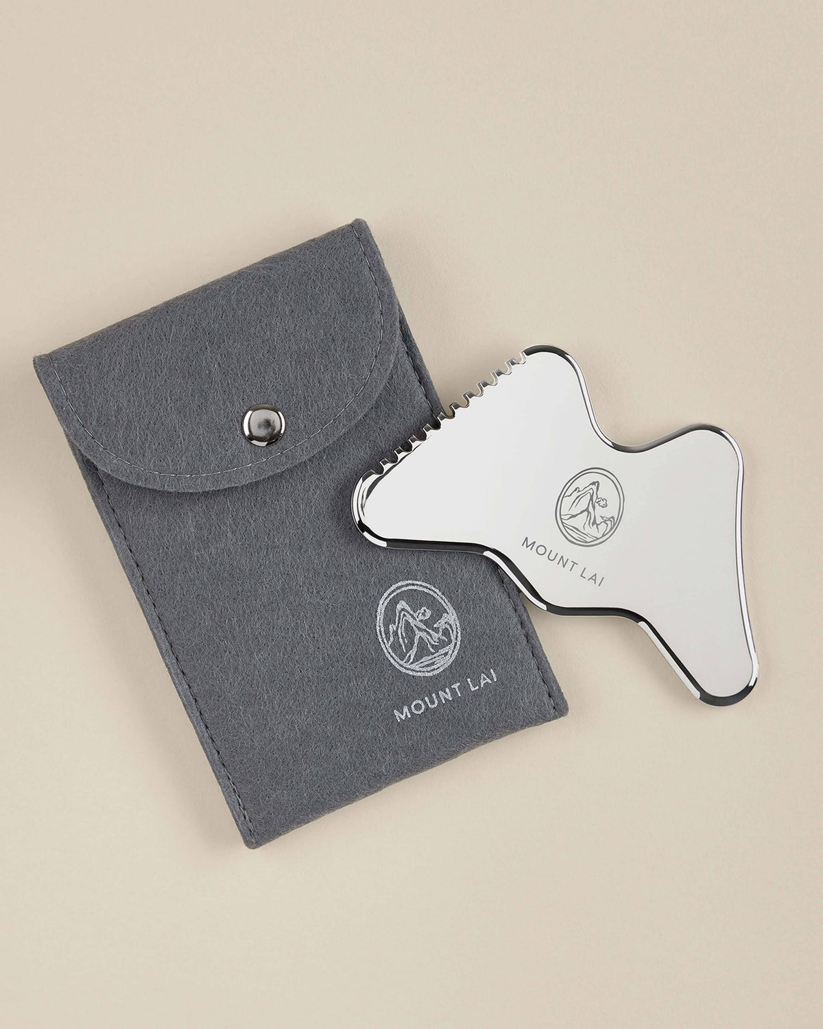 Gua Sha Visage + Corps en Acier Inoxydable