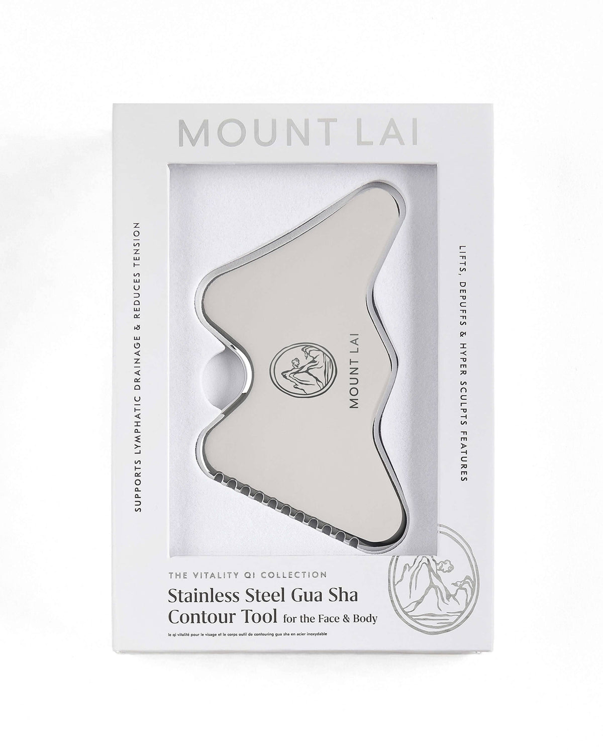 Gua Sha Visage + Corps en Acier Inoxydable