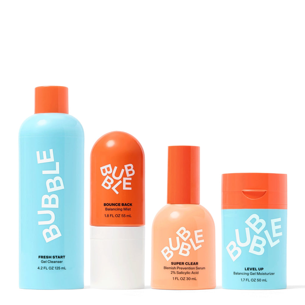 La routine anti-acné