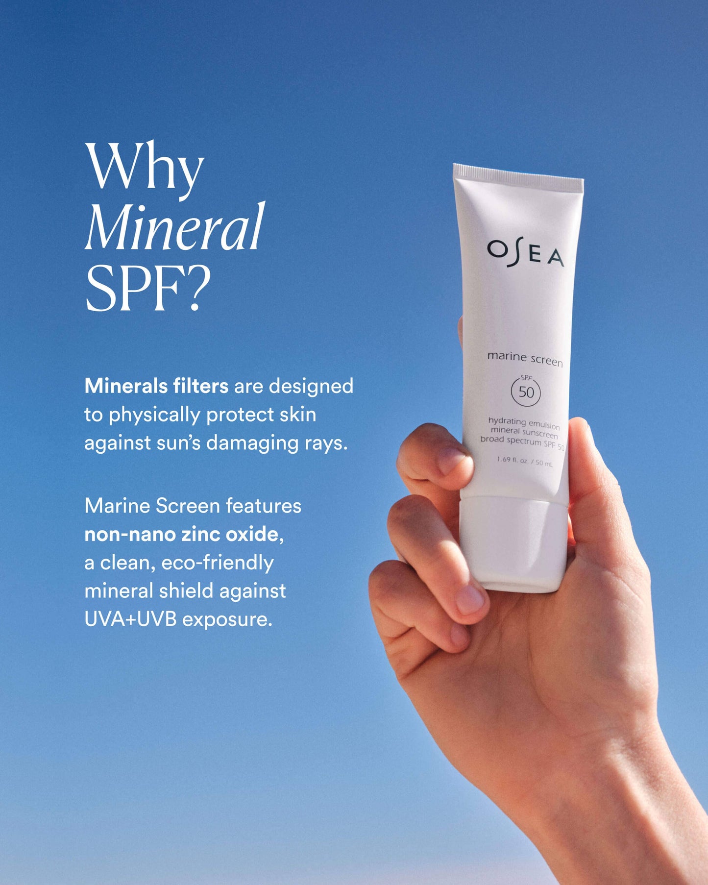 Marine Screen Mineral SPF 50 Sunscreen