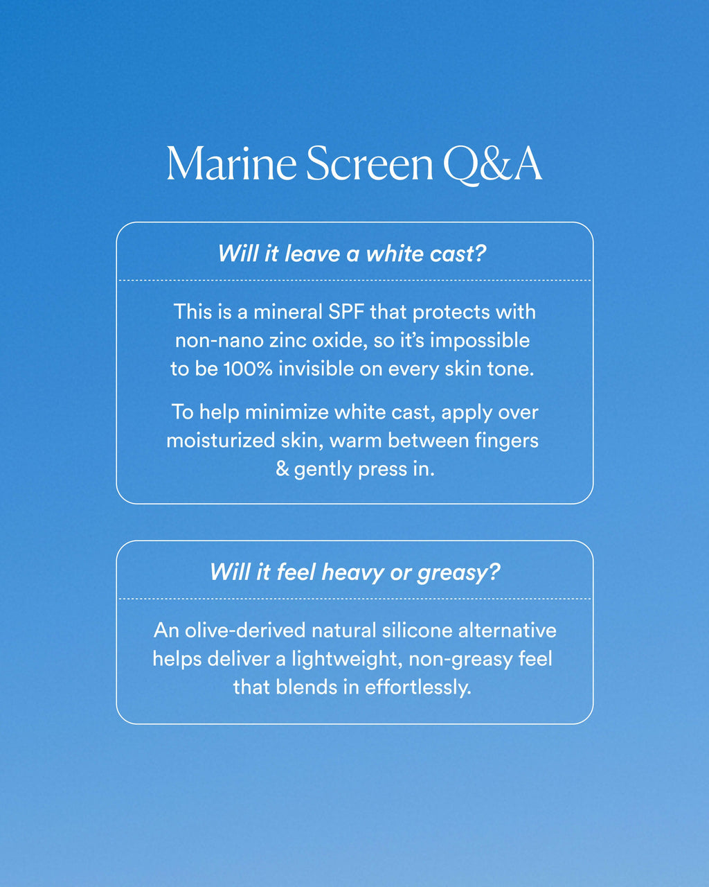 Crème solaire Marine Screen Minérale SPF 50