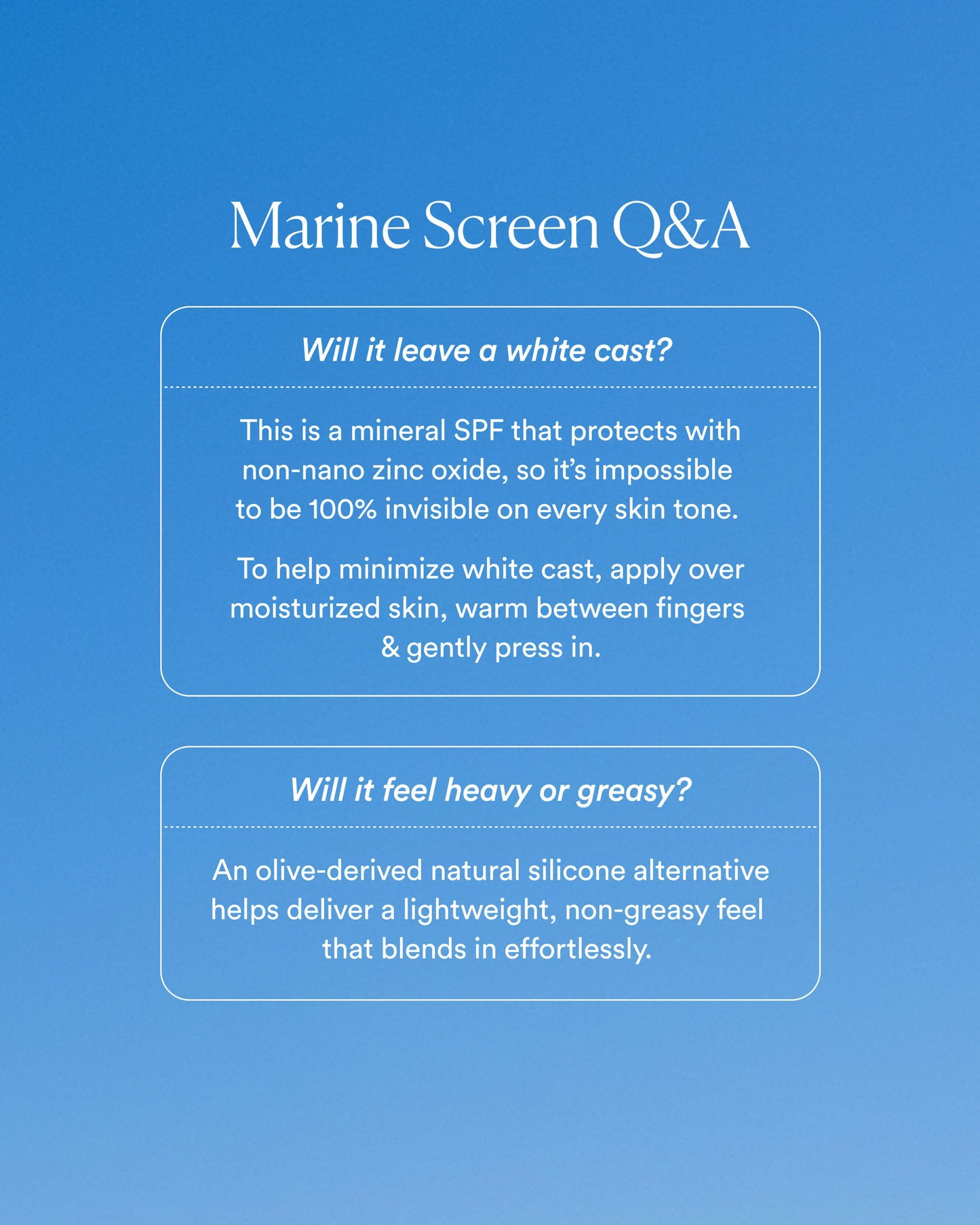 Marine Screen Mineral SPF 50 Sunscreen