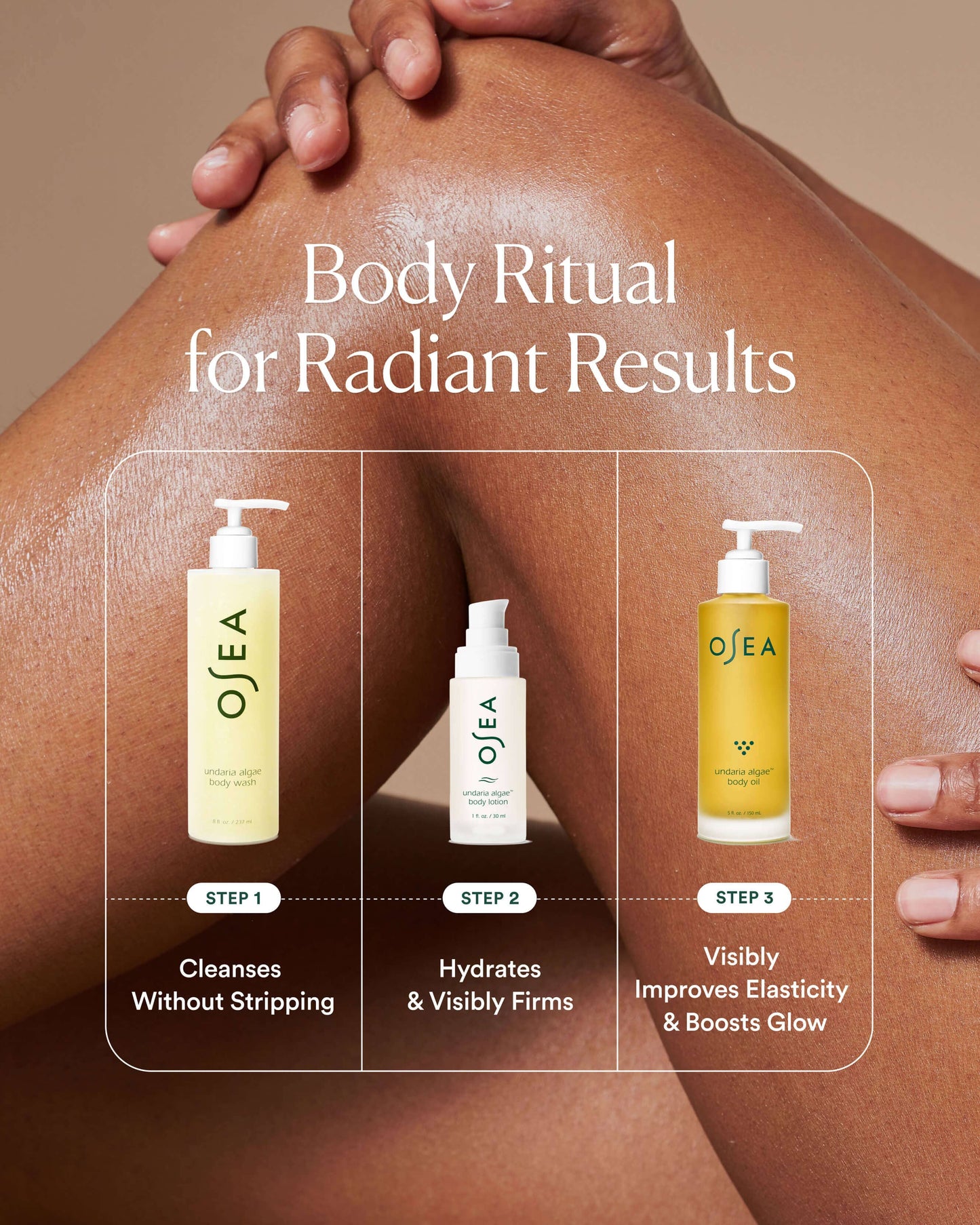 Undaria Body Glow Trio