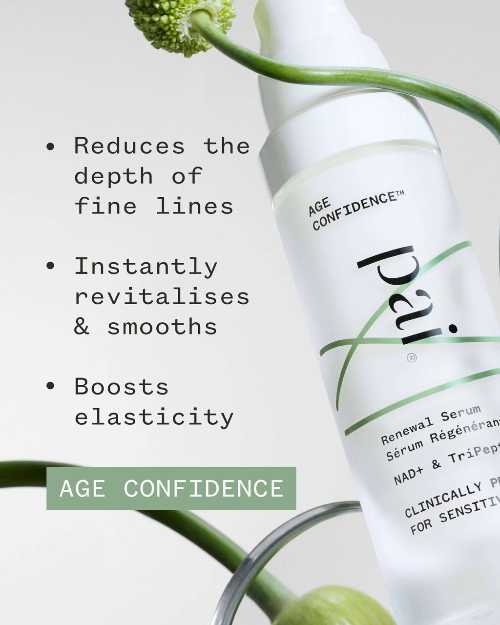Sérum Tri-peptide et NAD+ Jeunesse et Confiance