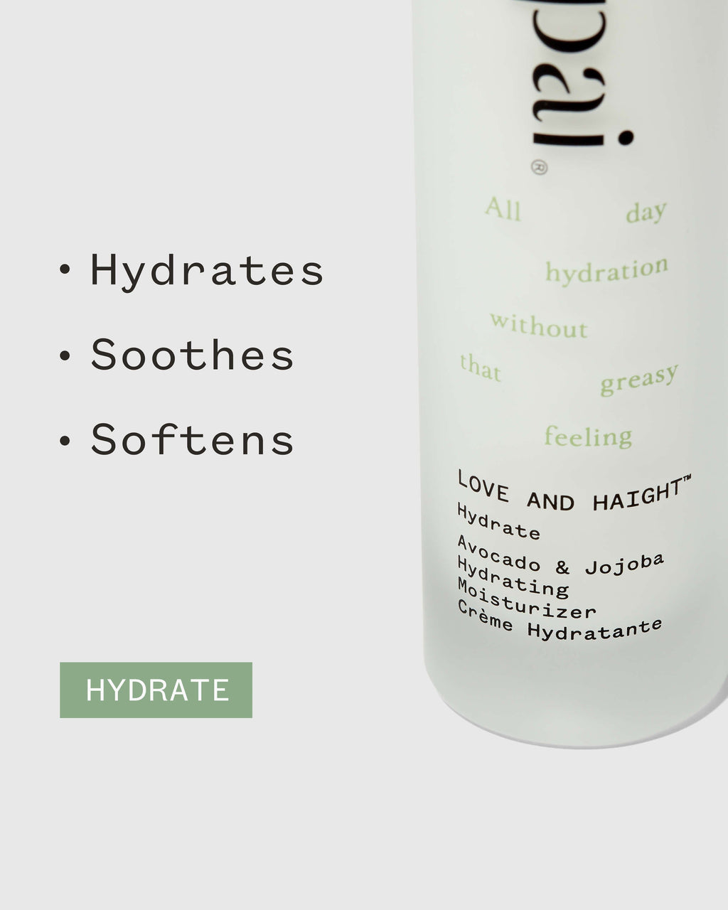 Crème hydratante Love & Haight