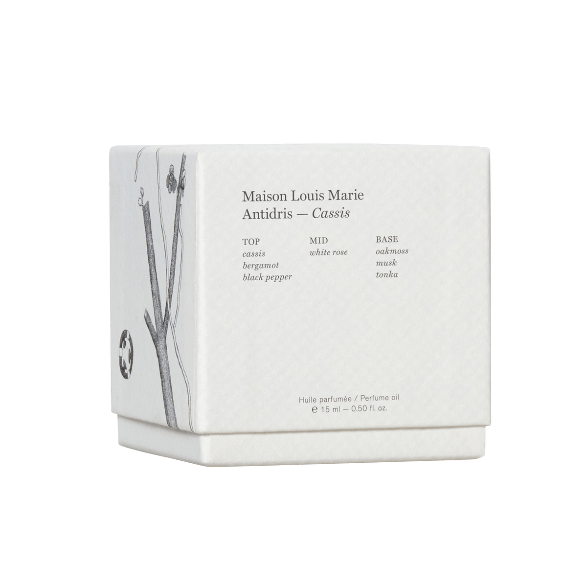 Huile de Parfum Antidris Cassis