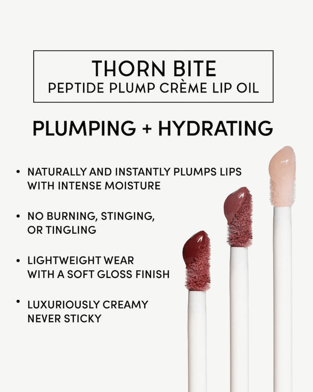 Huile à lèvres repulpante peptides piquants