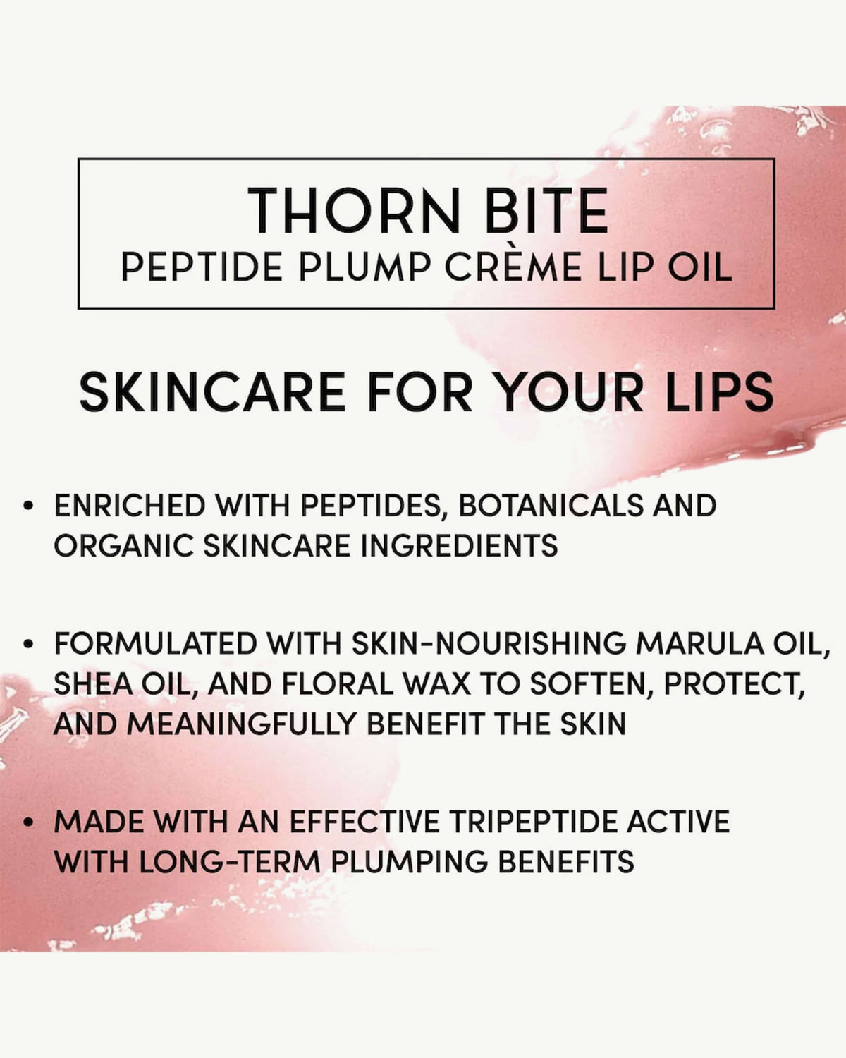 Huile à lèvres repulpante peptides piquants