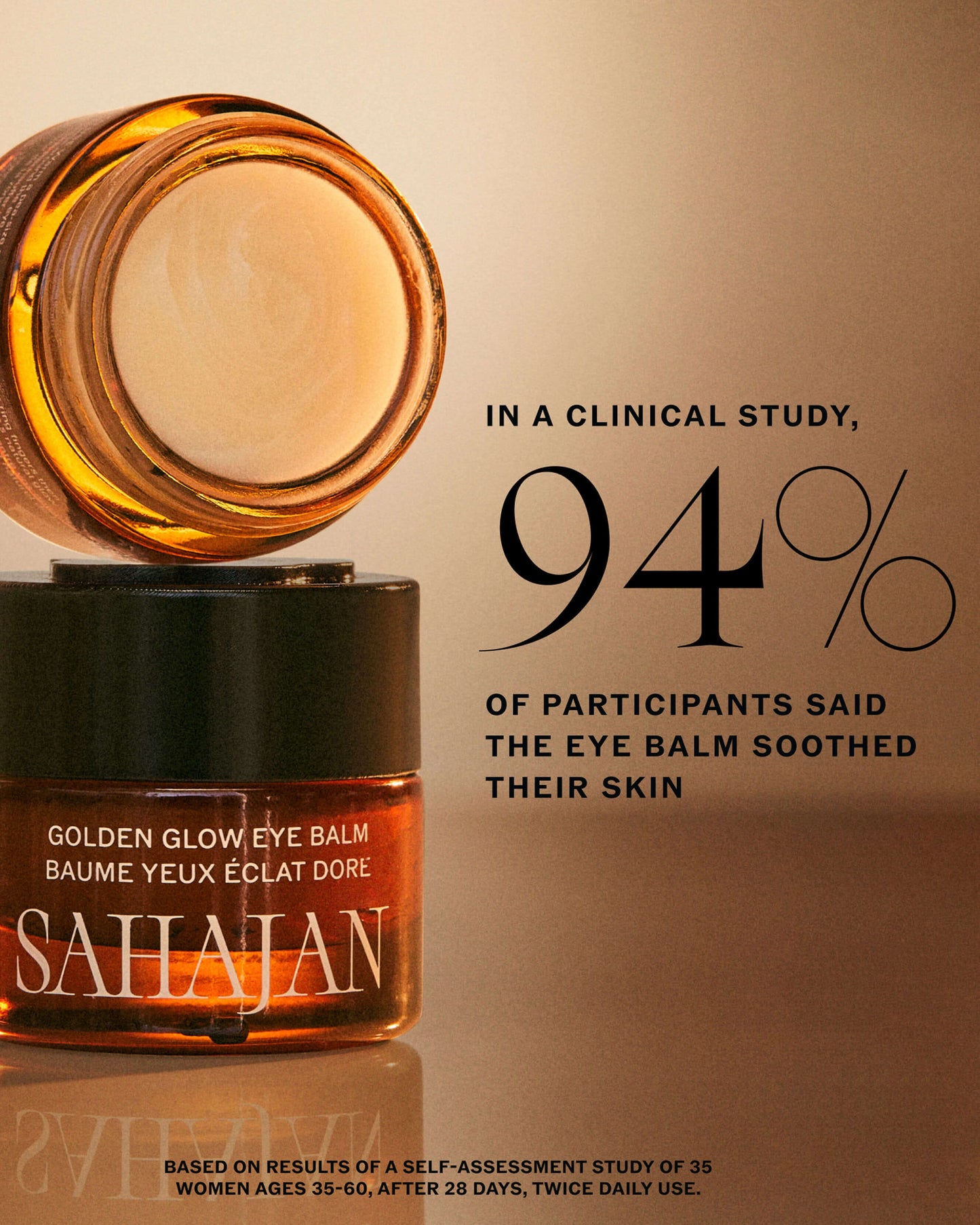 Golden Glow Eye Balm with Ghee, Eye Bright + Centella