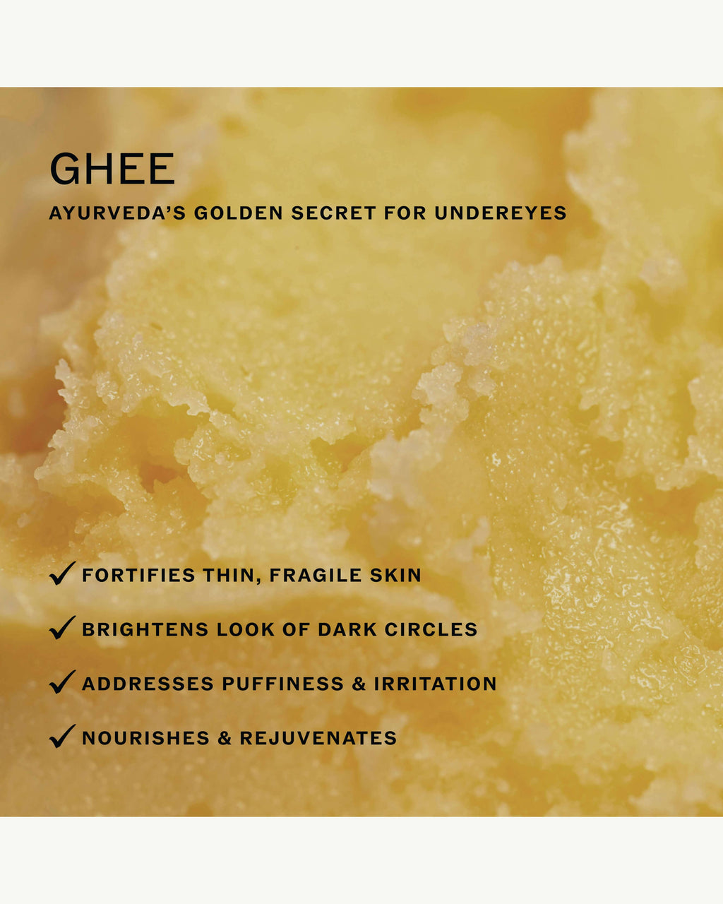 Golden Glow Eye Balm with Ghee, Eye Bright + Centella