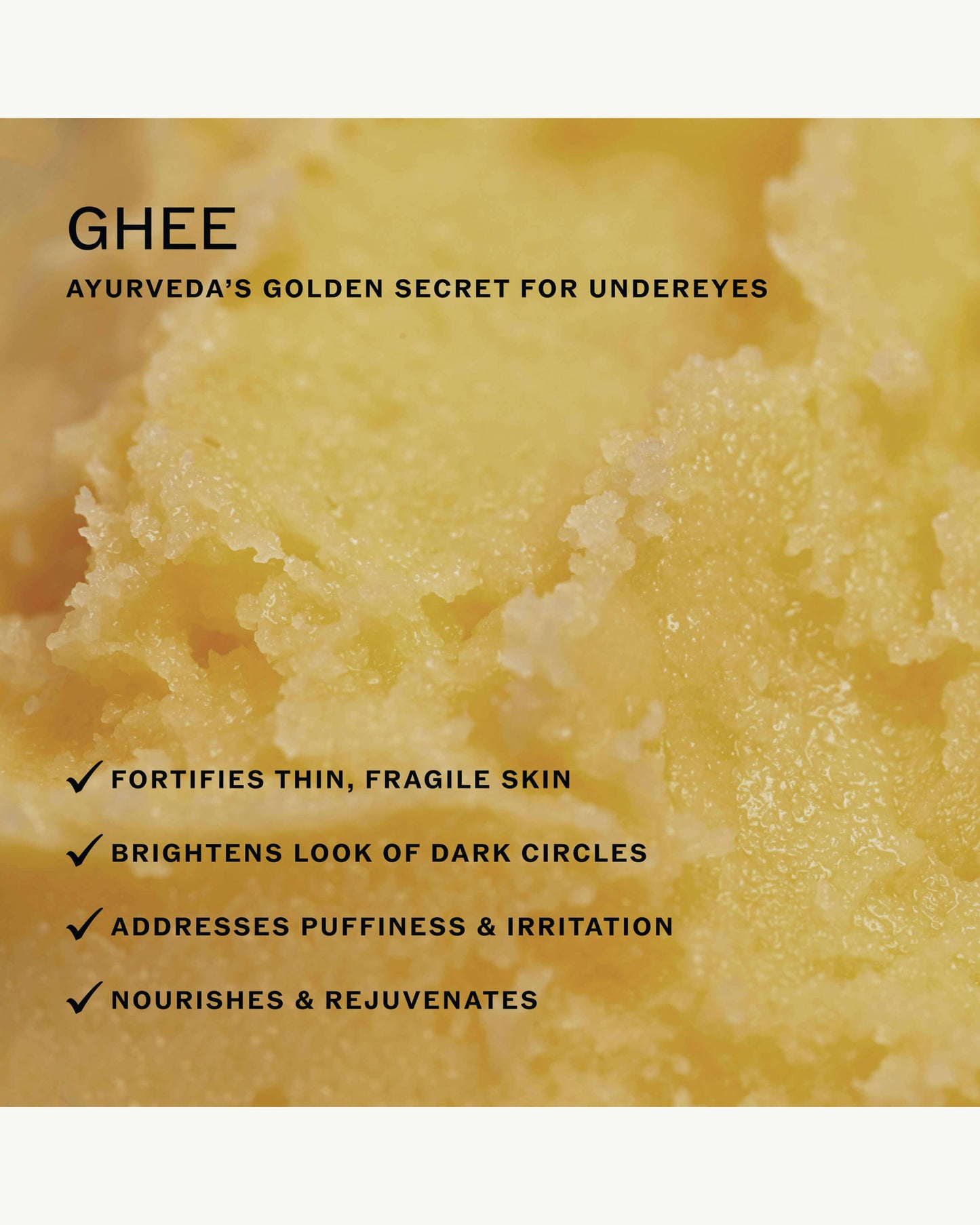 Golden Glow Eye Balm with Ghee, Eye Bright + Centella