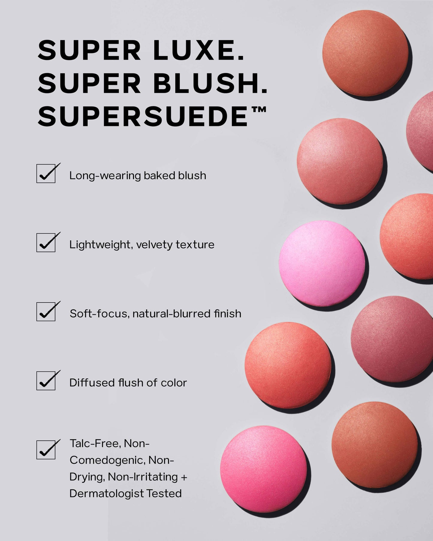 SuperSuede™ Radiant Talc-Free Baked Powder Blush