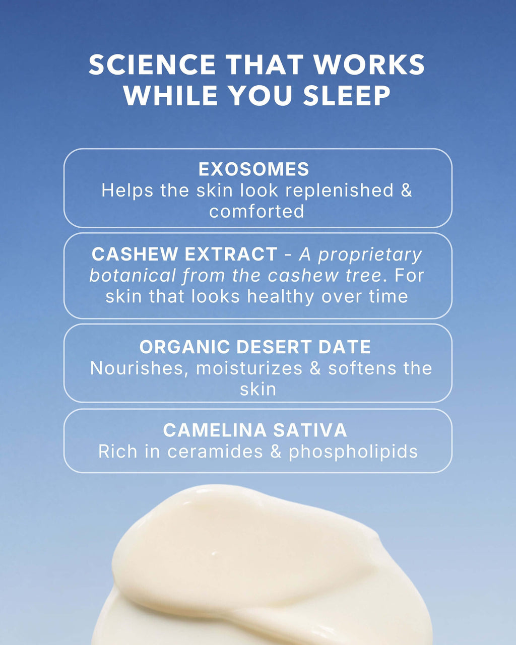 Crème de Nuit Avancée aux Exosomes