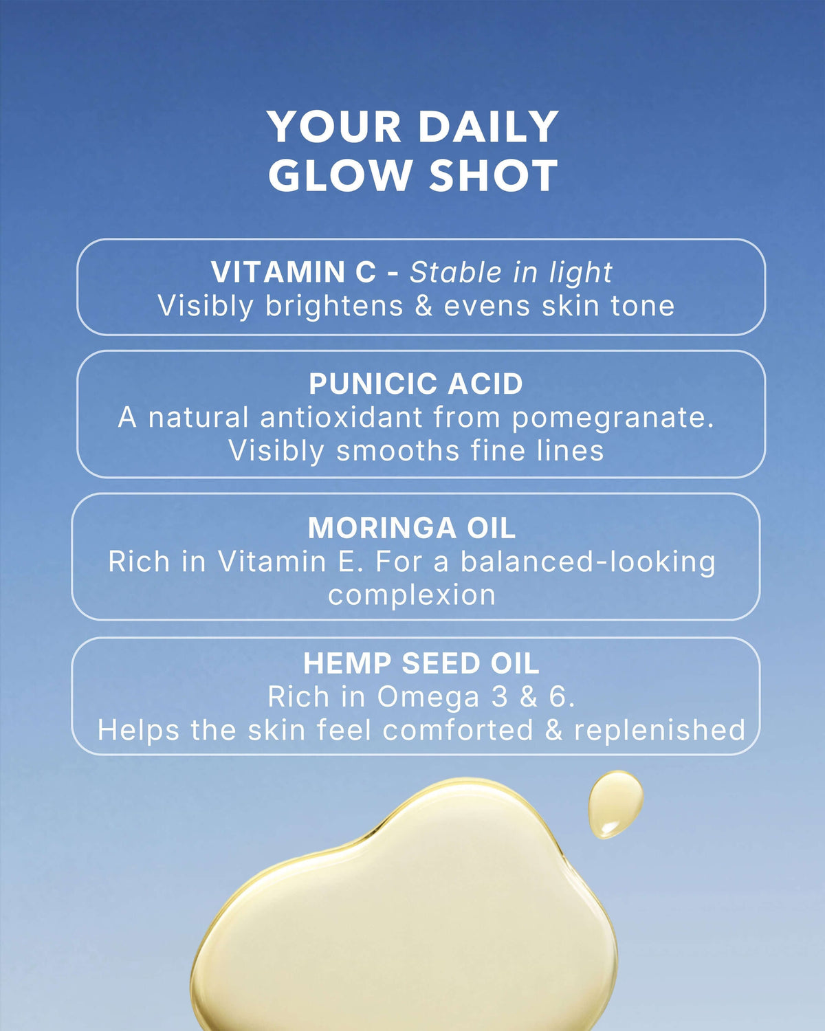 Sérum vitamine C huileux