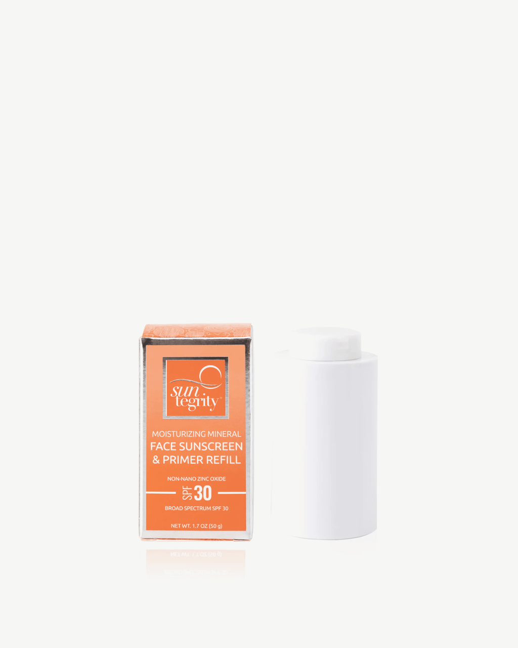 Crème solaire minérale hydratante et base de teint, FPS 30