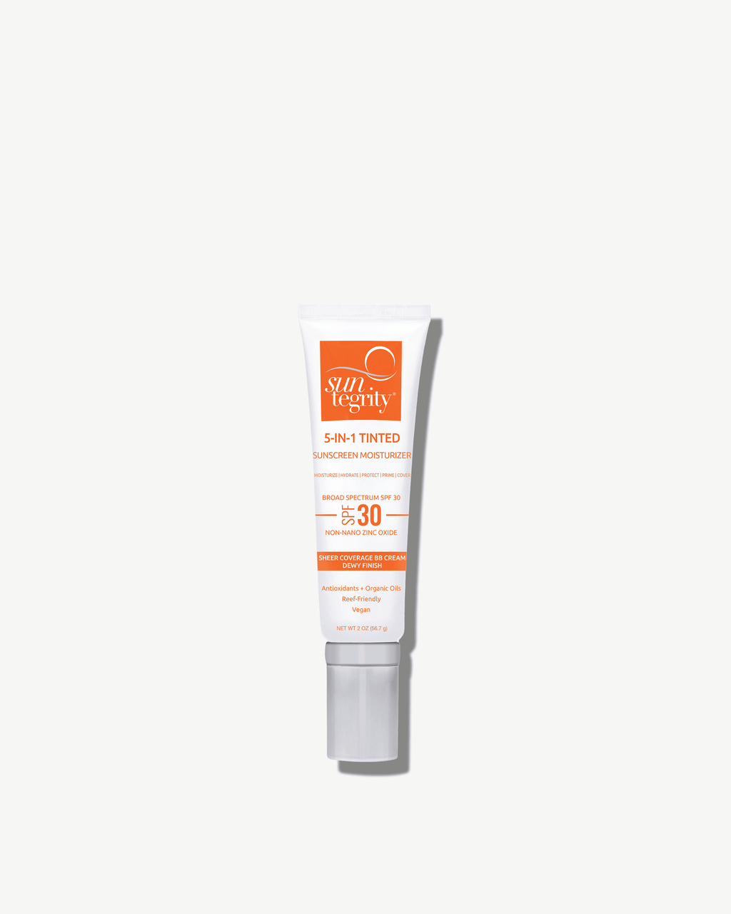 Écran solaire hydratant teinté 5-en-1 pour le visage